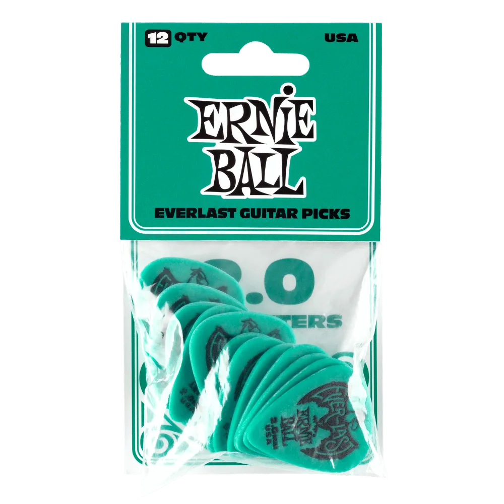 Ernie Ball Everlast picks 2.00mm (12 Pack)