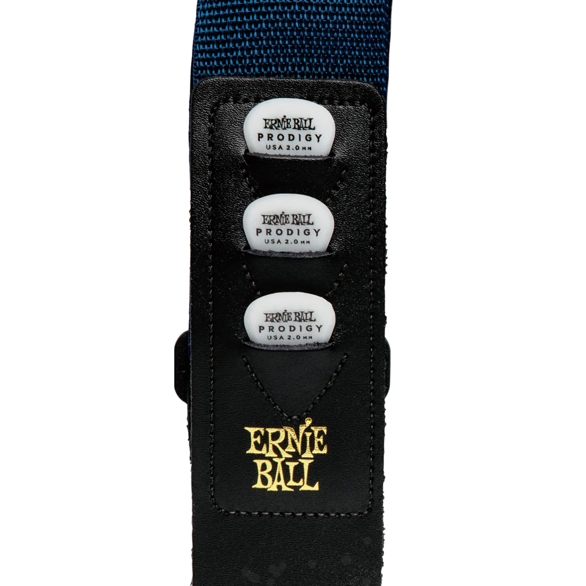 Ernie Ball Pickholder Guitar Strap, Navy