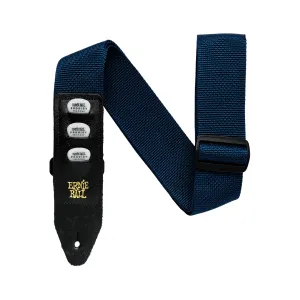 Ernie Ball Pickholder Guitar Strap, Navy