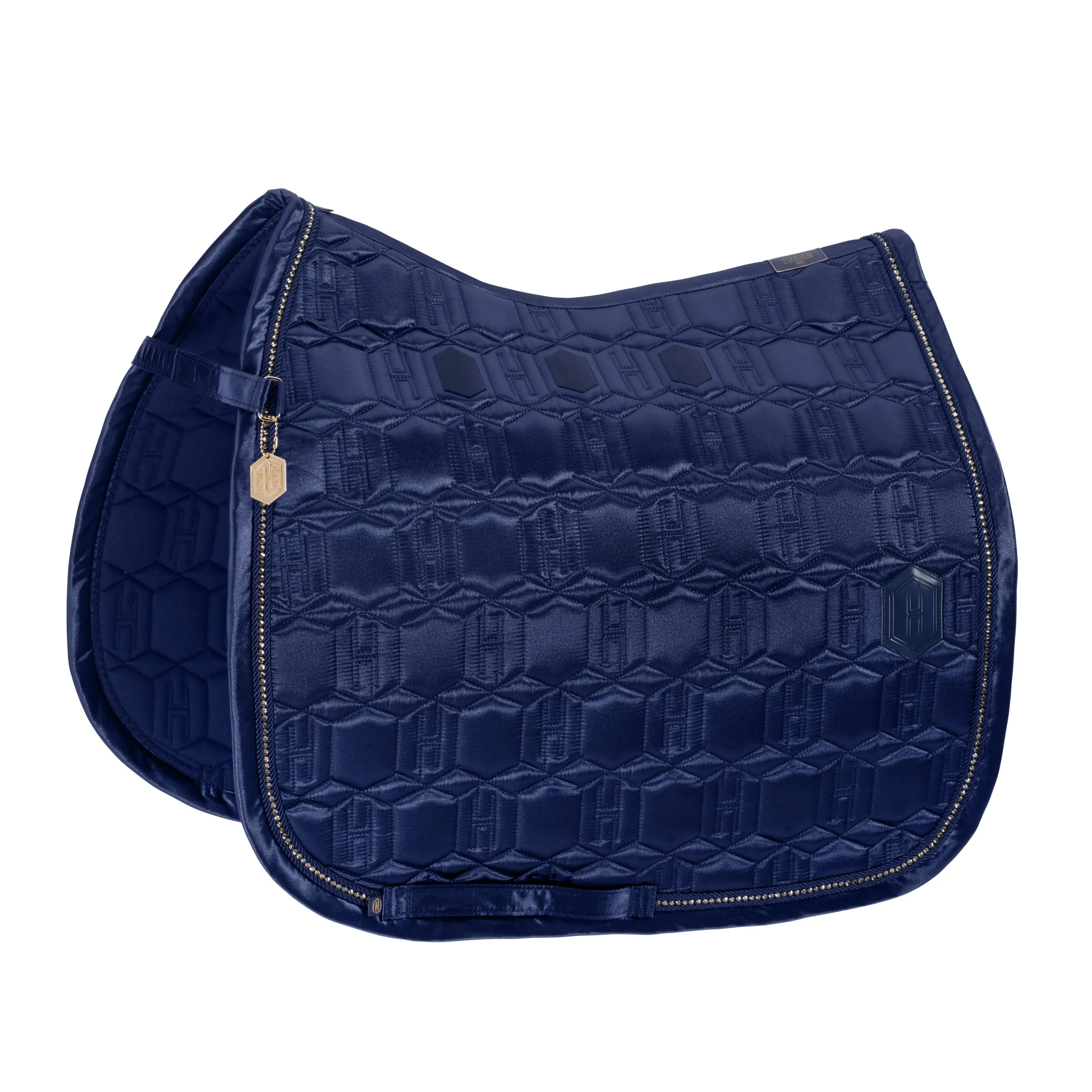 Eskadron Heritage true blue satin crystal saddlepad