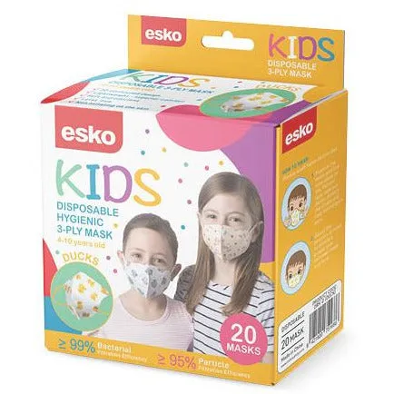 Esko Kids Disposable Masks Ages 4-10