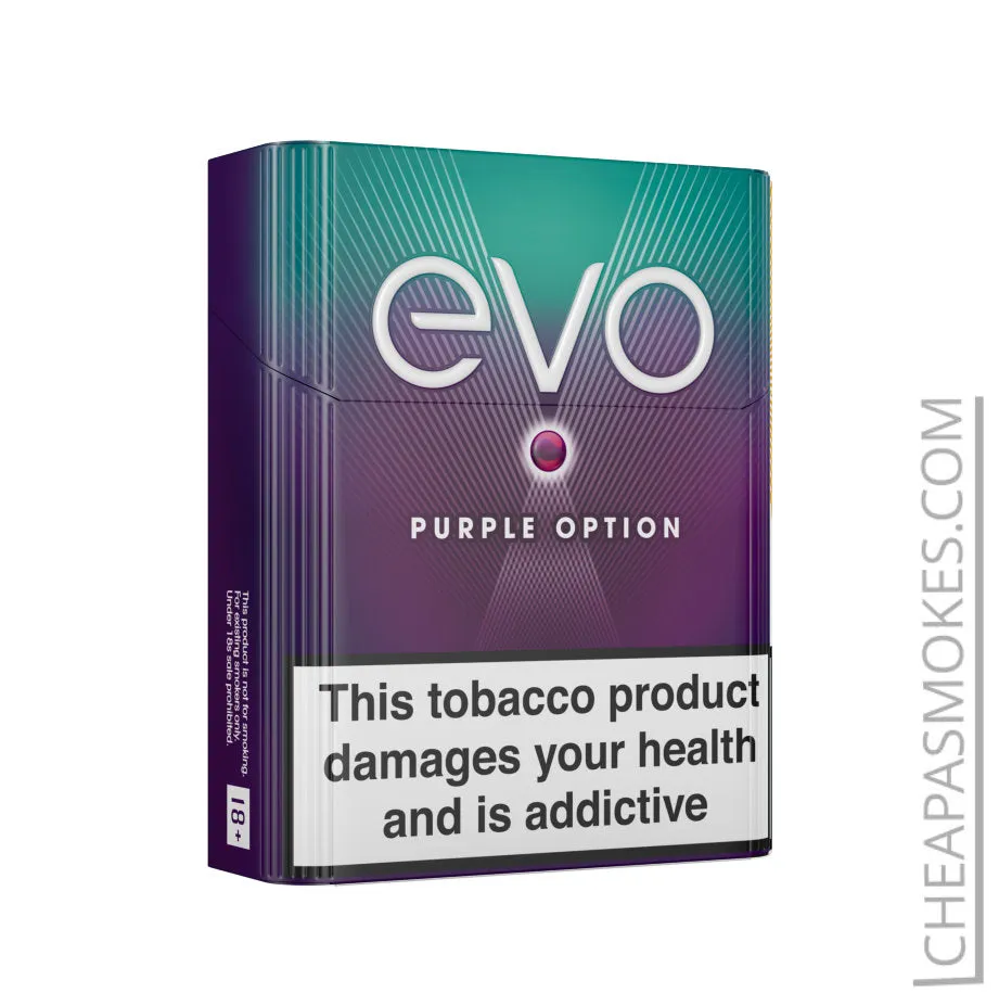 Evo Purple Option Heated Tobacco Sticks