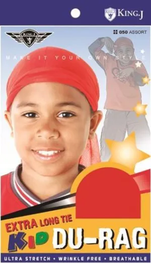 Extra Long Tie Kids Durag
