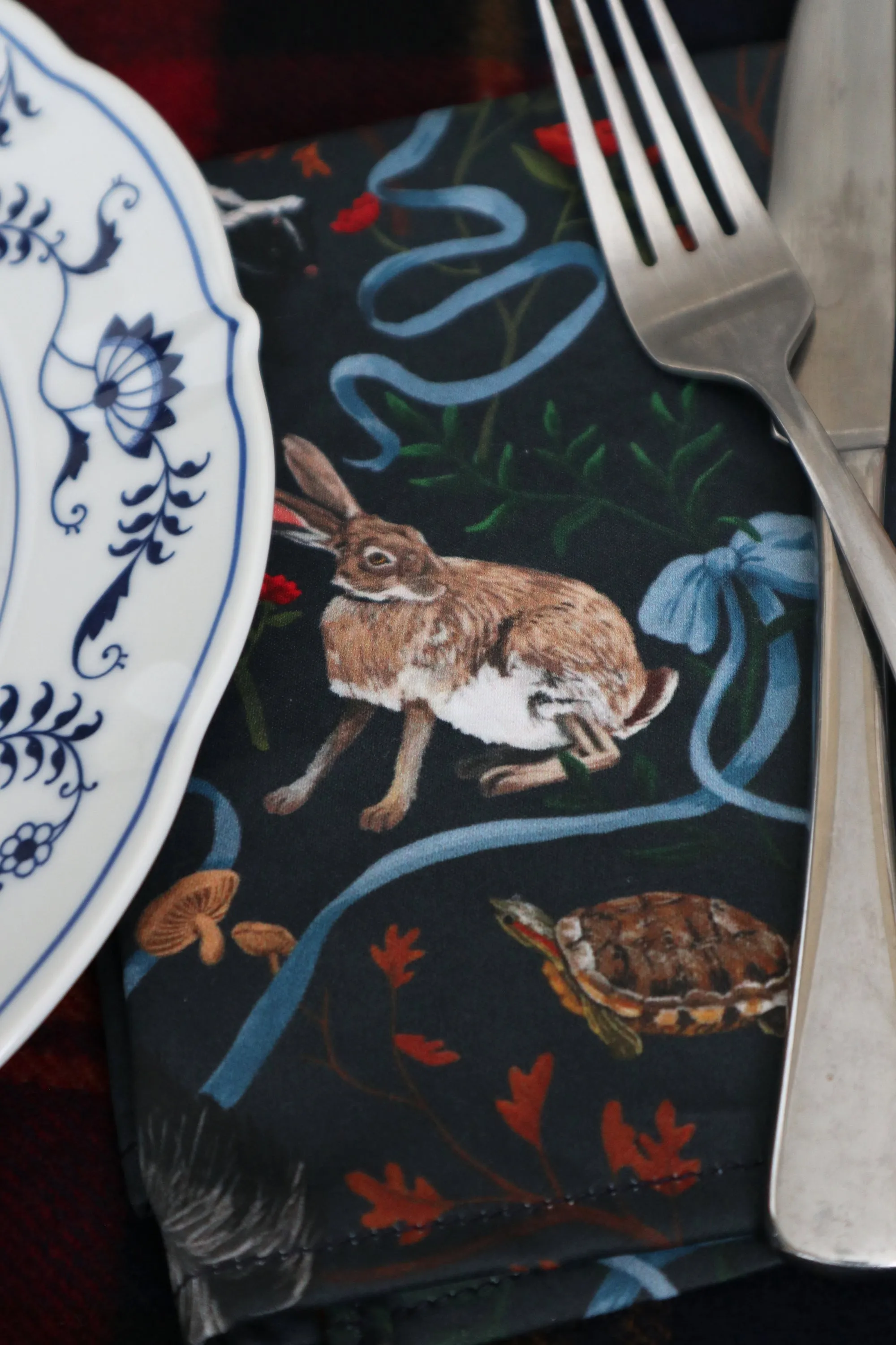 Fancy Fauna ~ Cloth Napkins