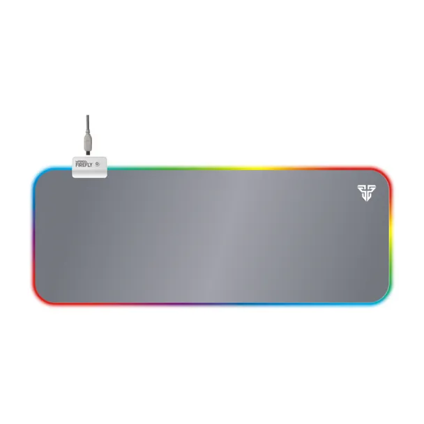 Fantech FIREFLY Large RGB Gaming Mouse Pad, White | MPR800s