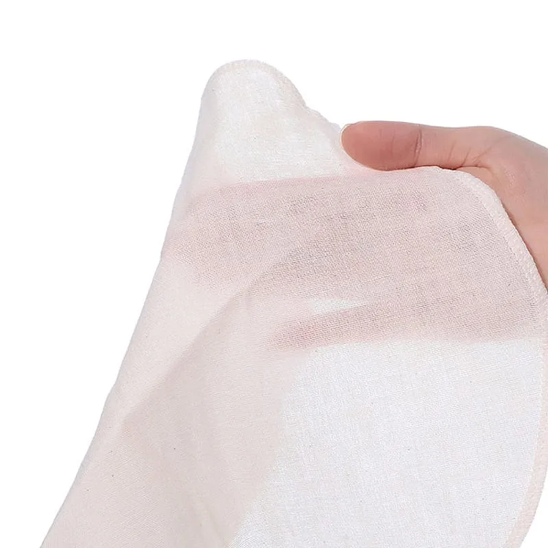 FaSoLa Cotton Steamer Cloth - Beige, 30cm Diameter, 5 Pieces