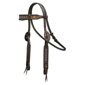 Fort Worth Antique Beaded Bridle (FOR20-0086)
