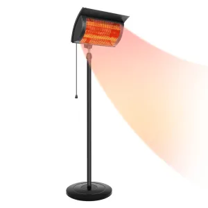 Freestanding Electric Infrared Indoor / Outdoor Patio Space Heater
