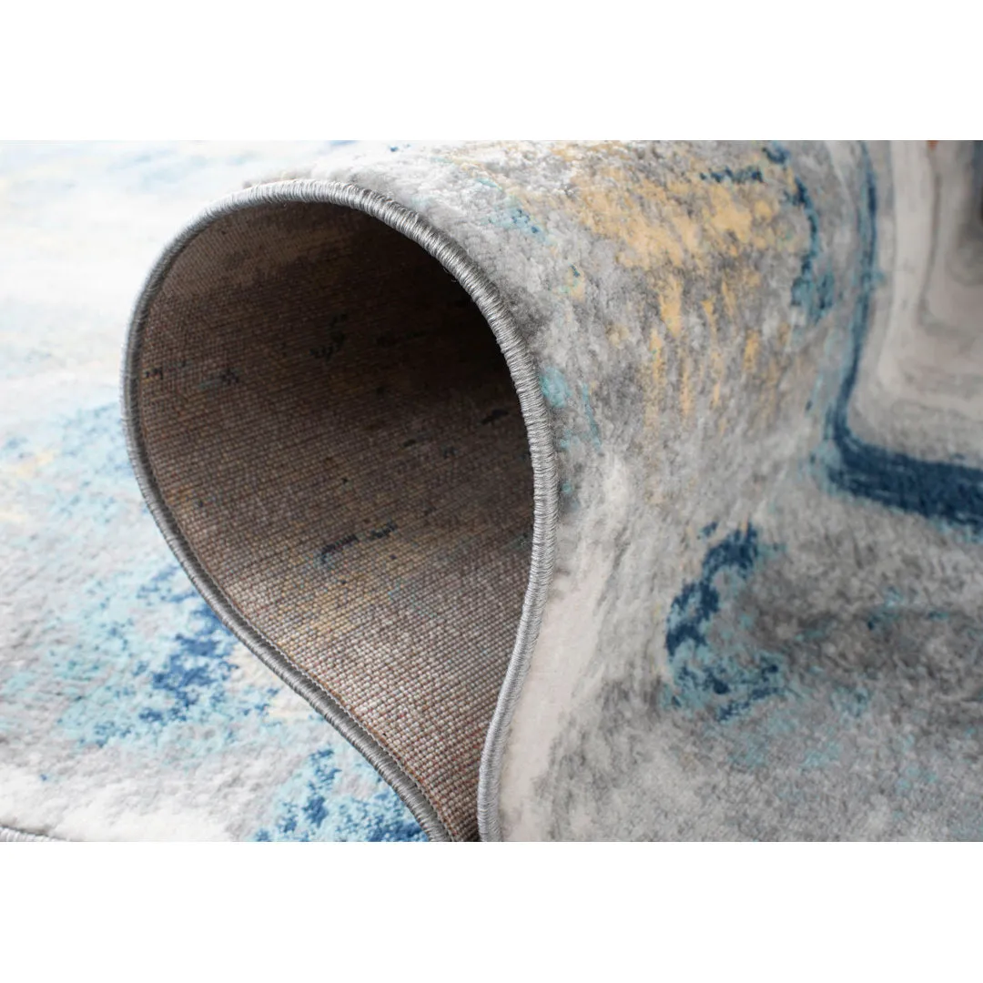 Genessys Performance Abstract Rug 17 Stories Rug Size: Runner 2' x 10'