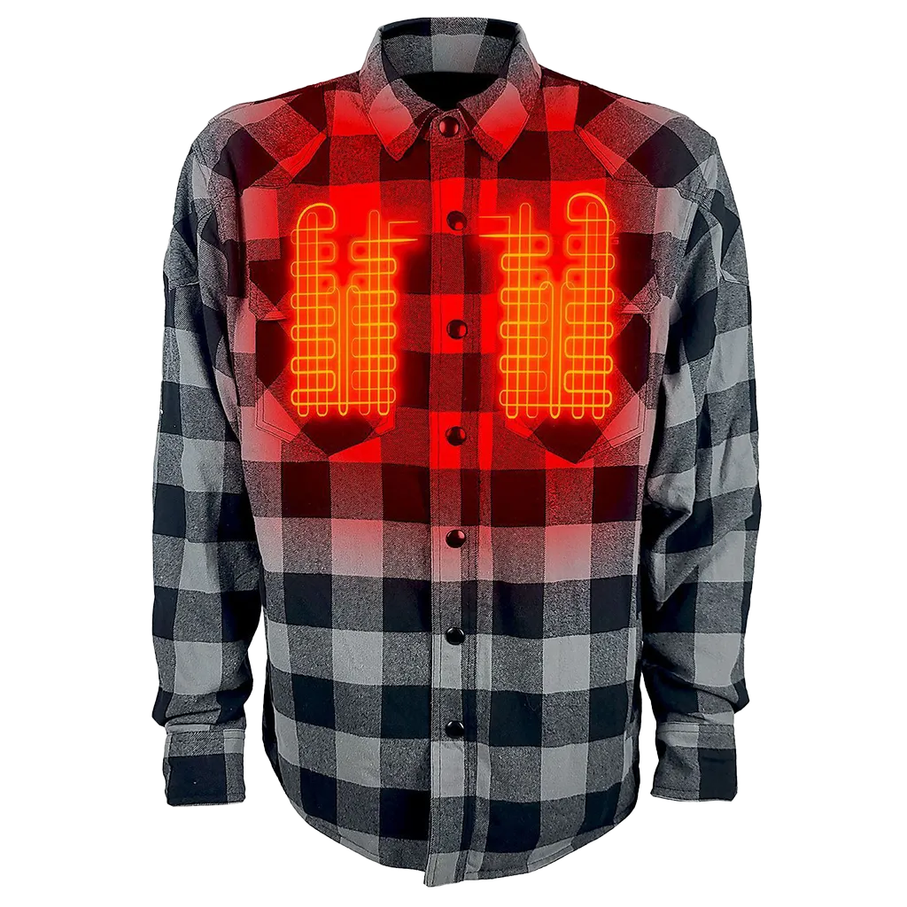 Gerbing 7V Battery Heated Flannel Shirt