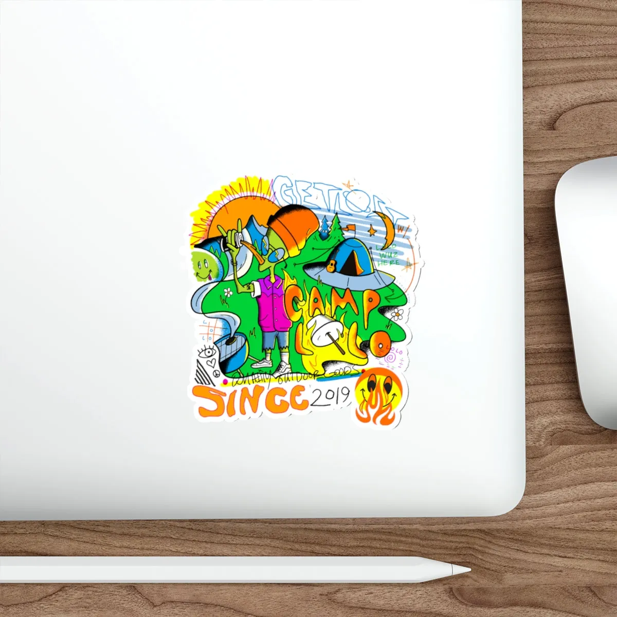 Get Lost Die-Cut Stickers