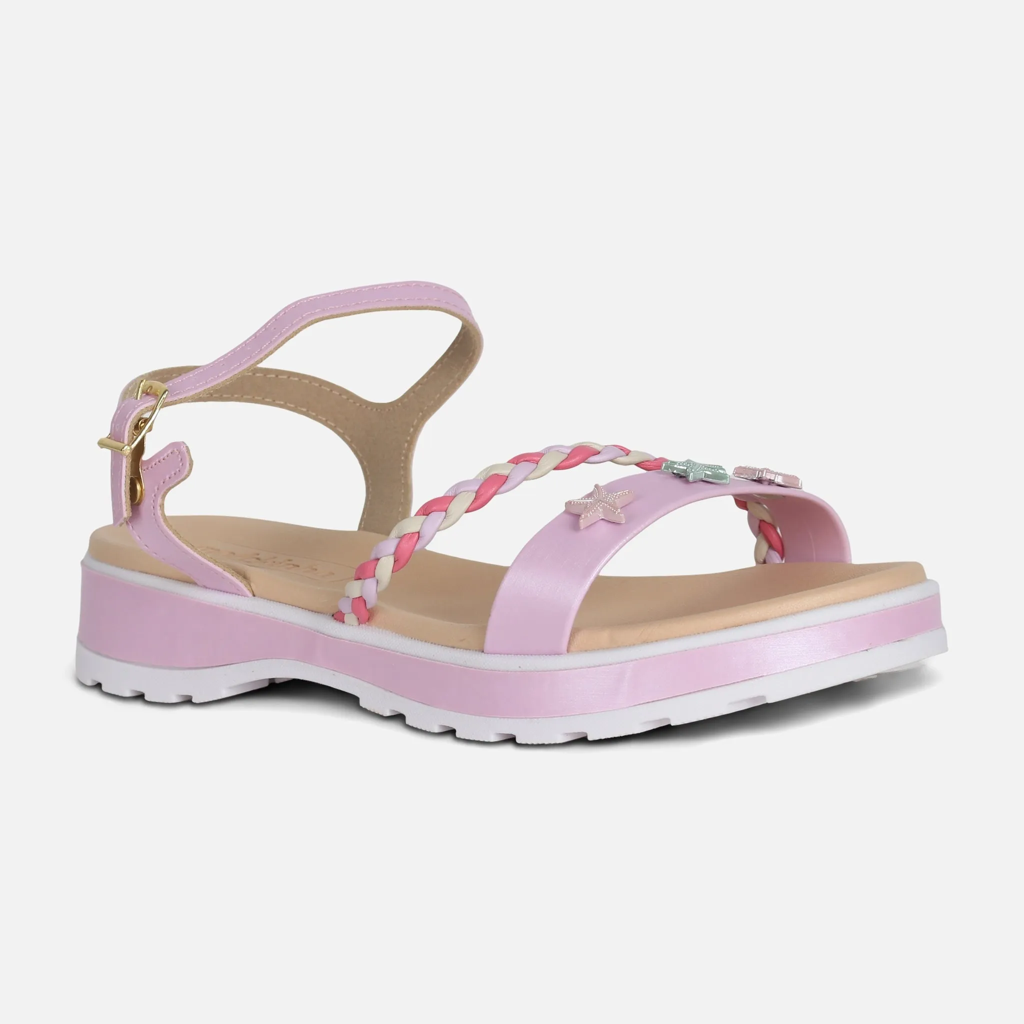GIRLS CASUAL SLIP-ON SANDALS