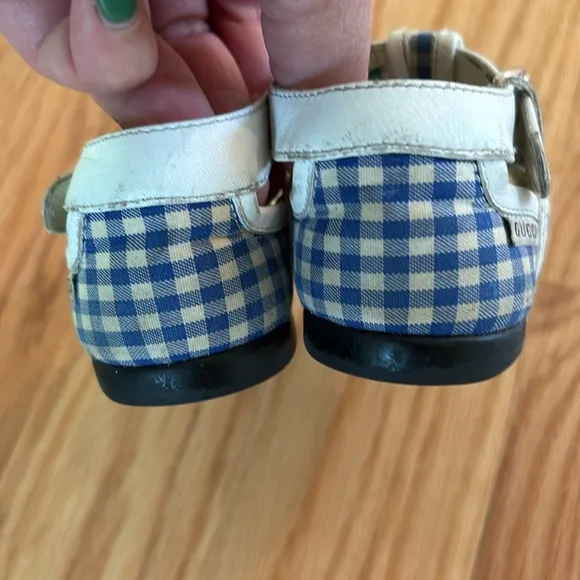 Gucci plaid sandals