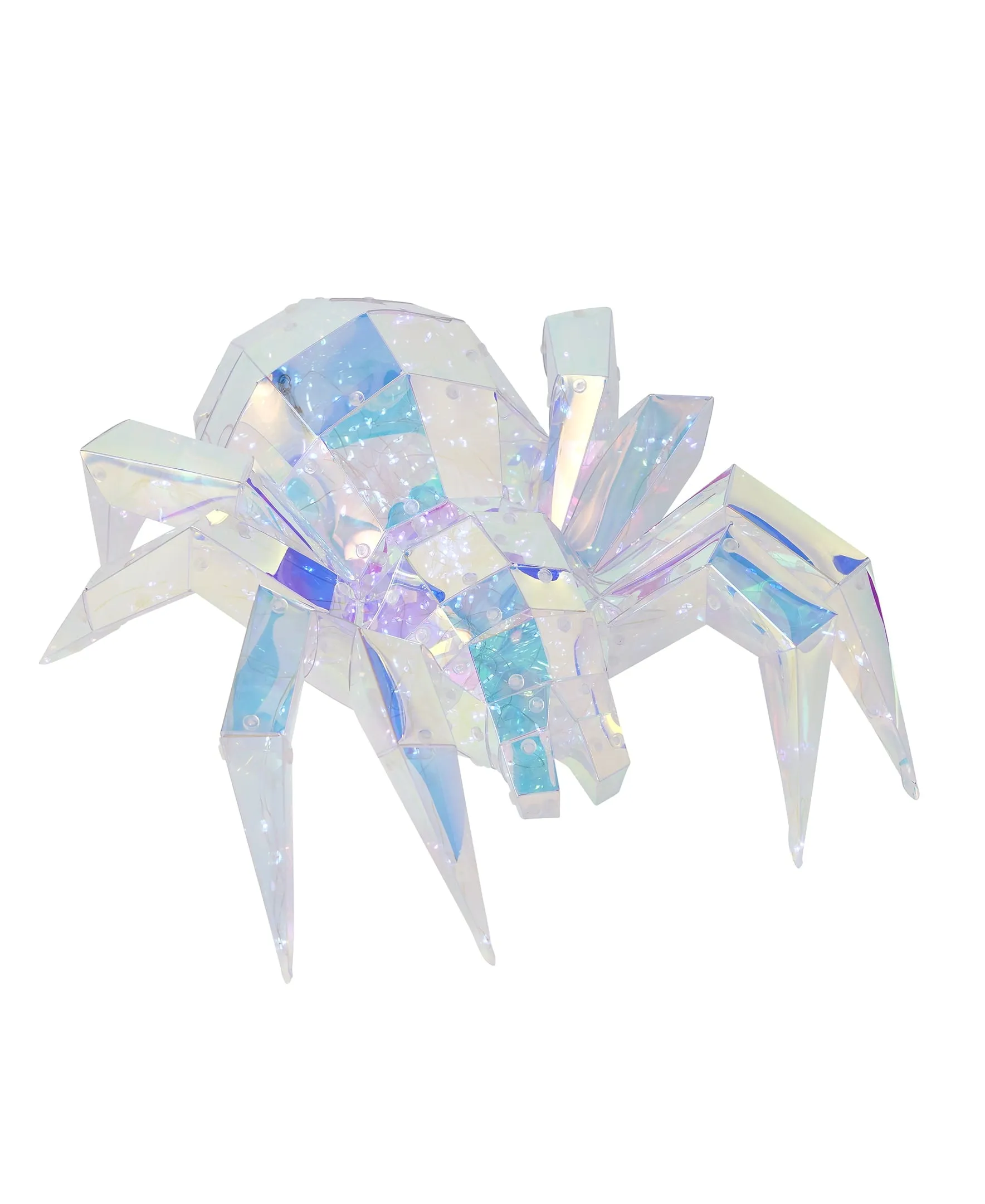 Halloween LED Lights - Prismatic Iridescent Spider 14"