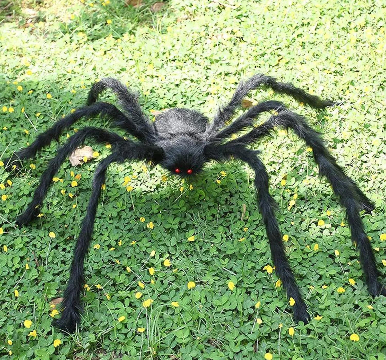 Halloween Spider 90cm Giant Spider Giant Halloween Spider for Halloween Decorations Outdoor Fake Spiders - Halloween Giant Spider Big Spider Halloween Decorations Indoor Halloween Spiders 1pcs