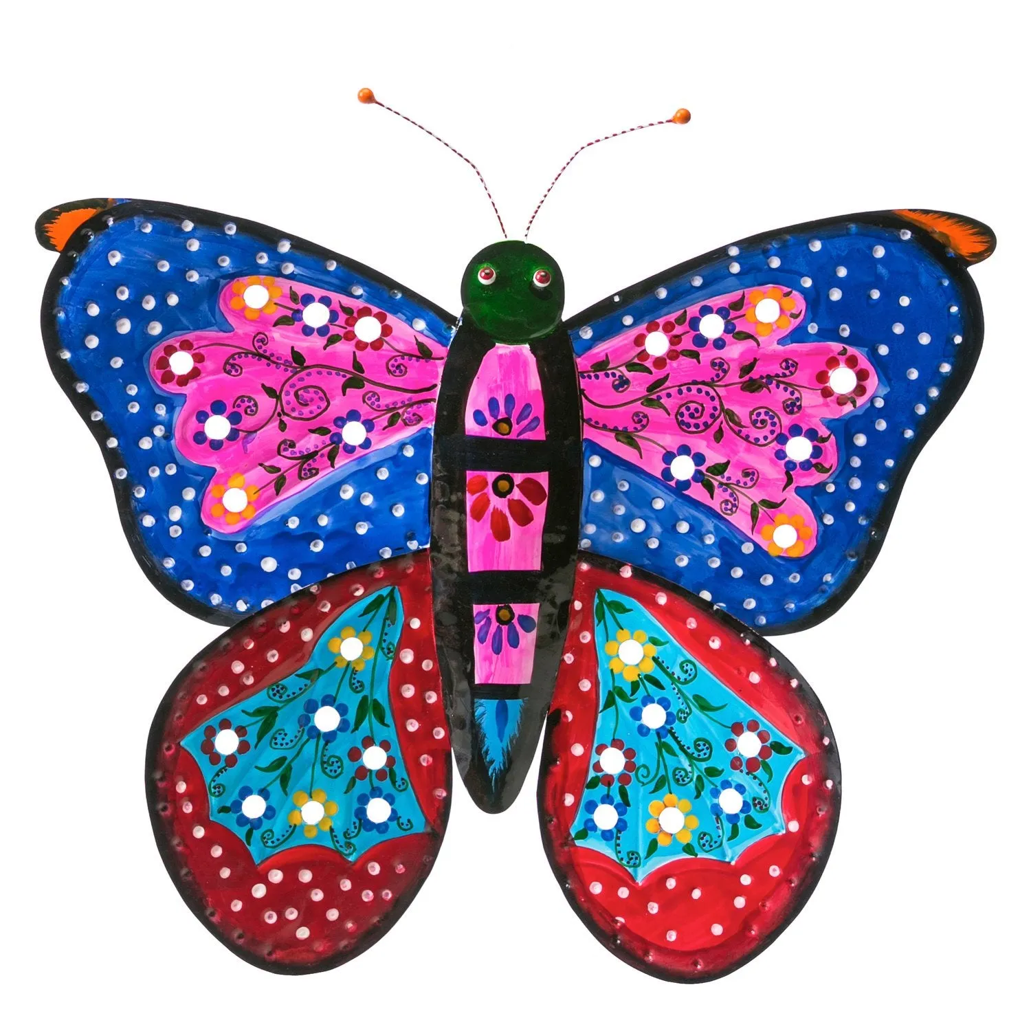 Hand Painted BoHo Butterflies, 4 Asst.,6awd171