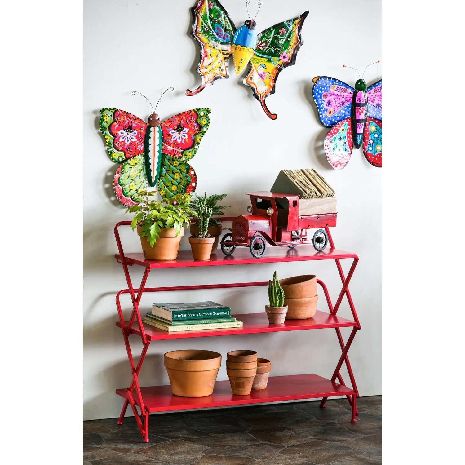 Hand Painted BoHo Butterflies, 4 Asst.,6awd171