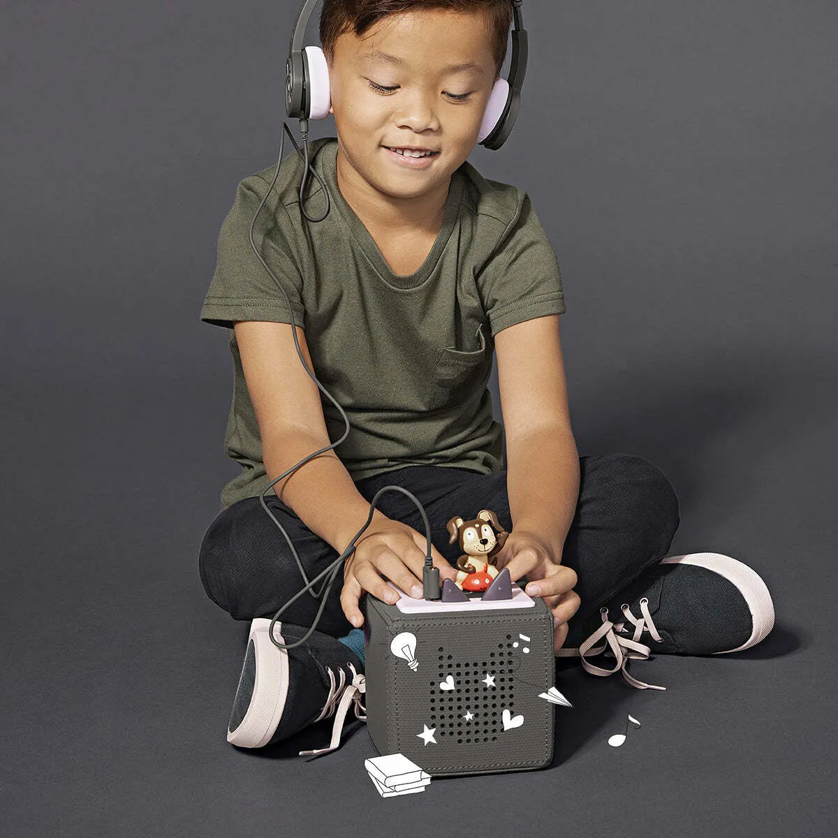 Headphones  Gray