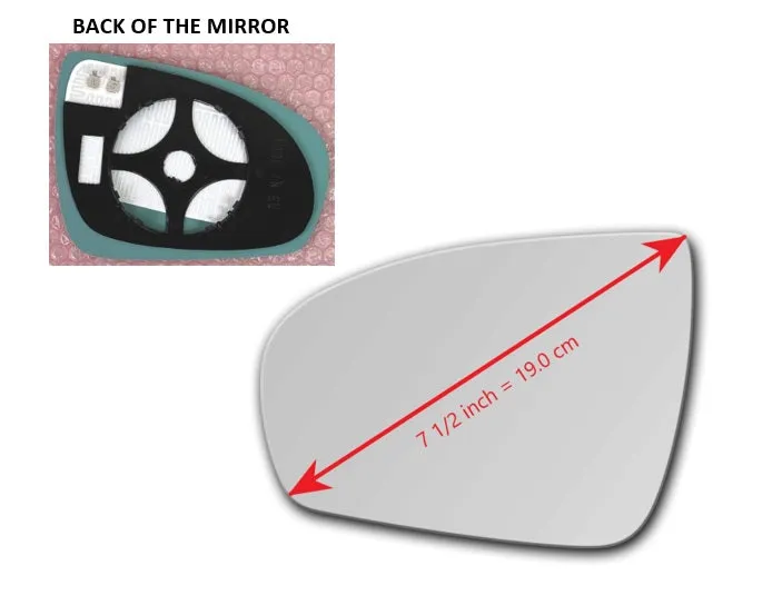 Heated Left Driver Side Mirror glass for Mercedes-Benz CLS63_AMG 2009 - 2011