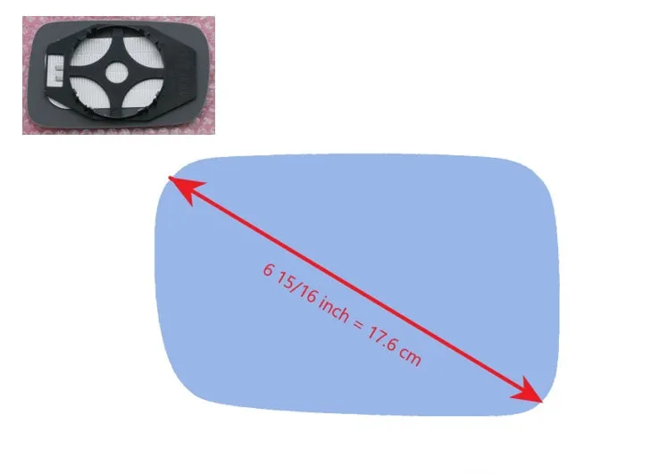 Heated Mirror Glass for BMW 760I 2004 - 2006