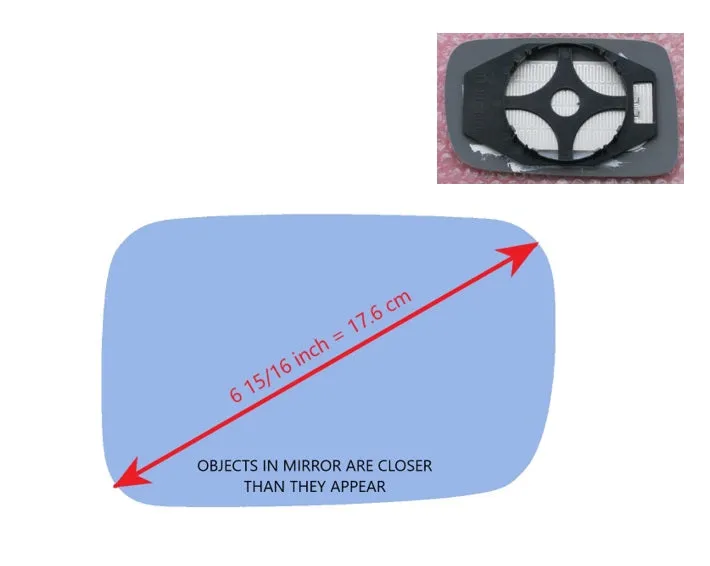 Heated Mirror Glass for BMW 760I 2004 - 2006
