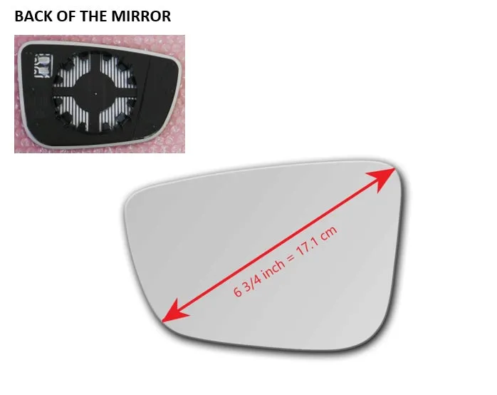 Heated Mirror Glass Similar to OEM for BMW 330E 2020 - 2022