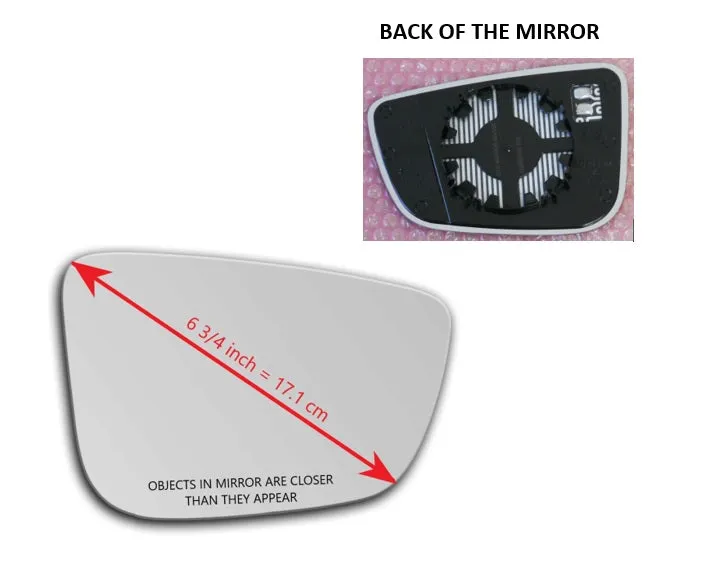 Heated Mirror Glass Similar to OEM for BMW 330E 2020 - 2022