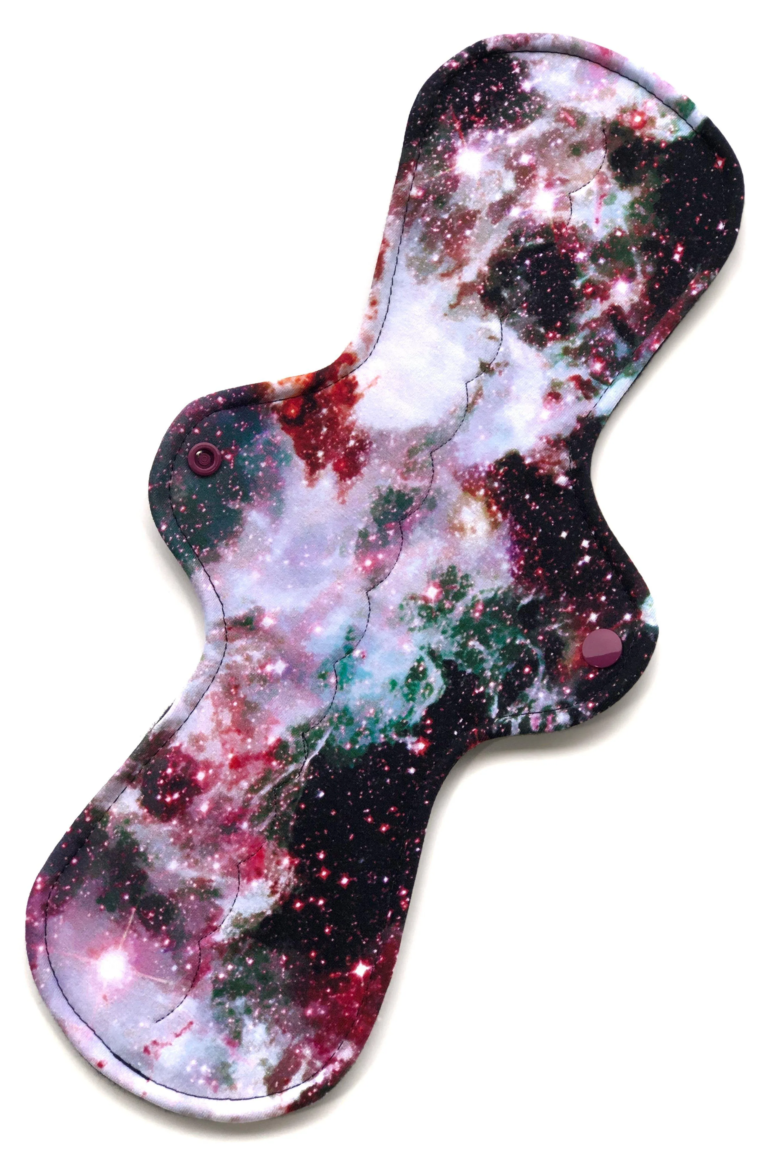 Heavy Absorbency Reusable Pads: Marble Galaxy