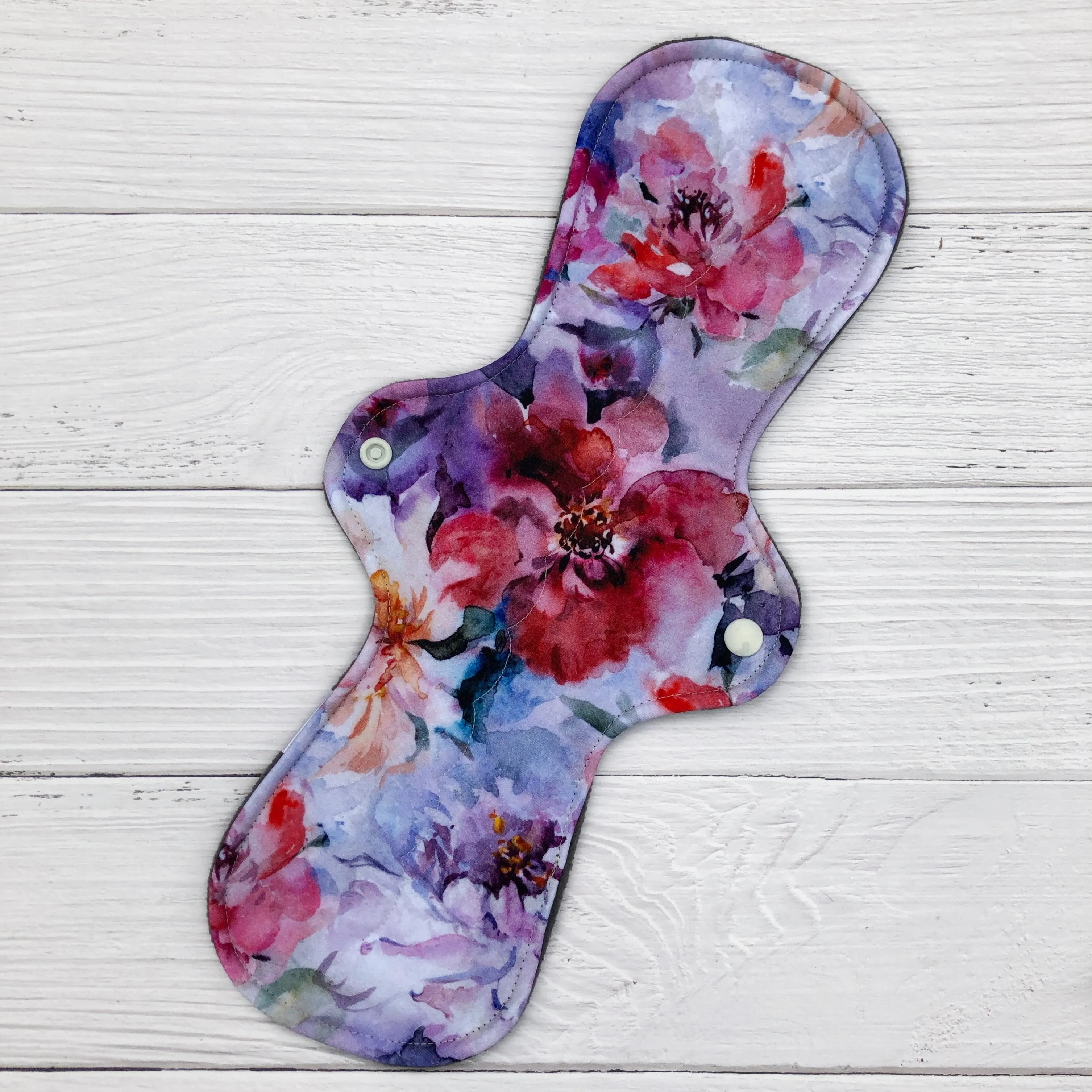 Heavy Absorbency Reusable Pads: Peonies