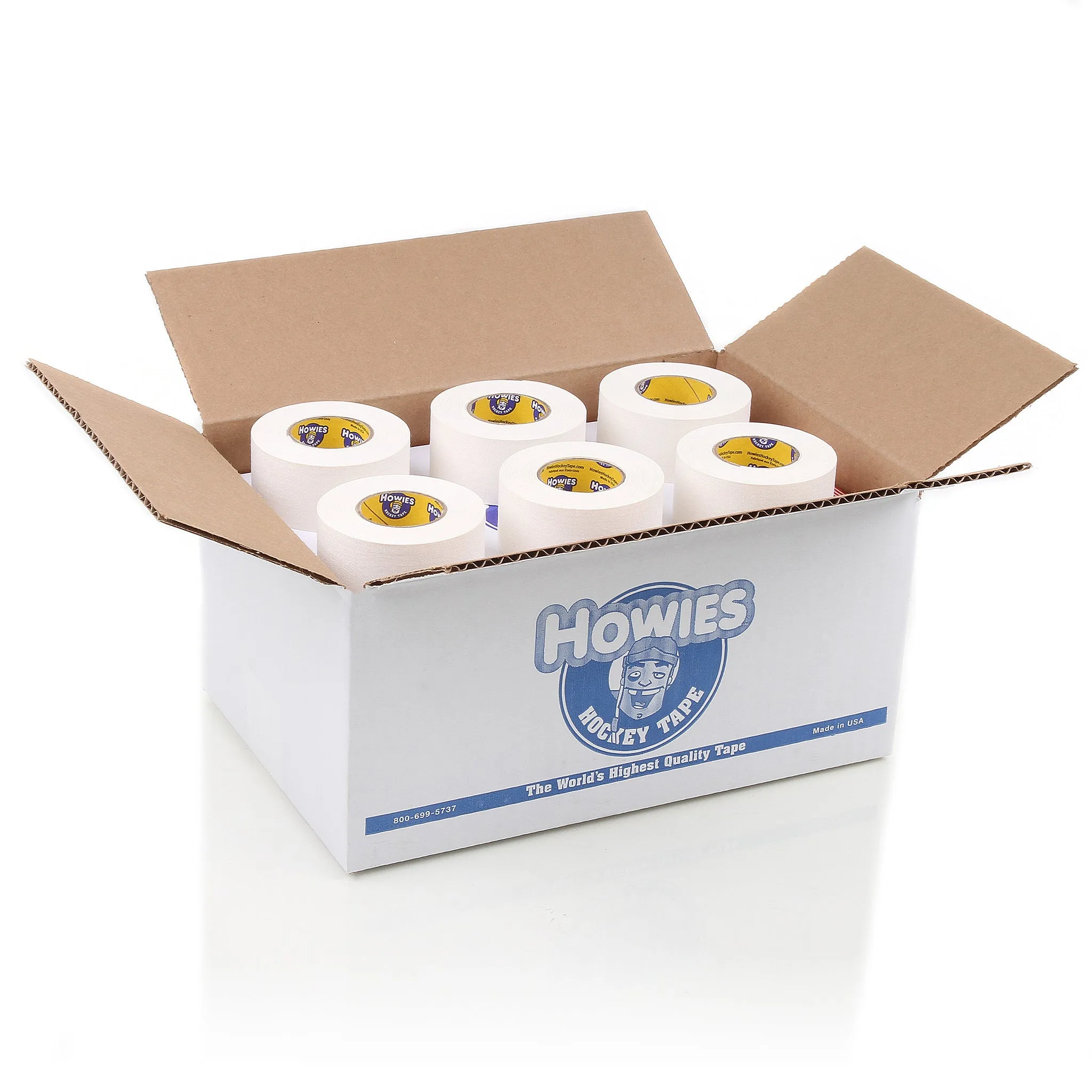 Howies 1.5” White Cloth Hockey Tape