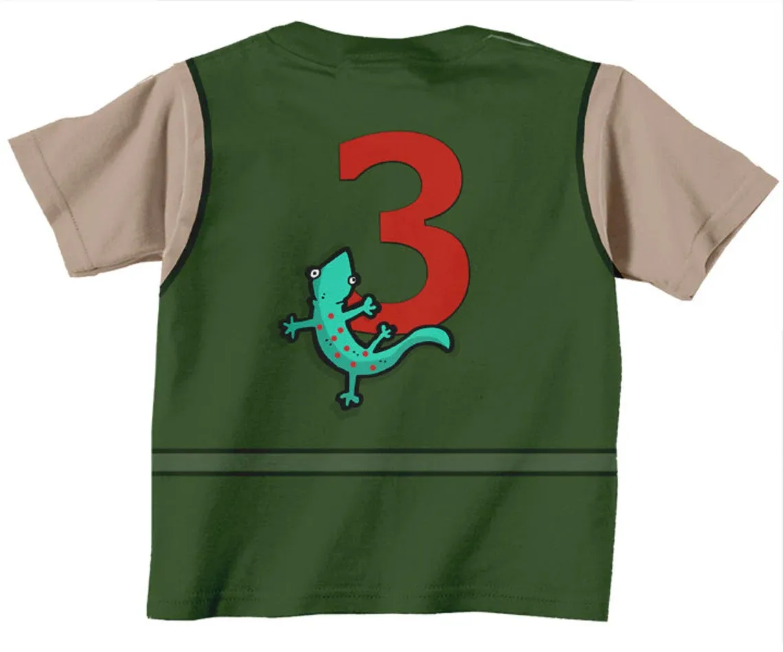 HPSP Shirt, Personalized 3D Shirt For Kids, Custom Safari Guide Shirt, Personalized Childrens Jungle Birthday T-Shirt, Boy's Jungle Safari Birthday Shirt