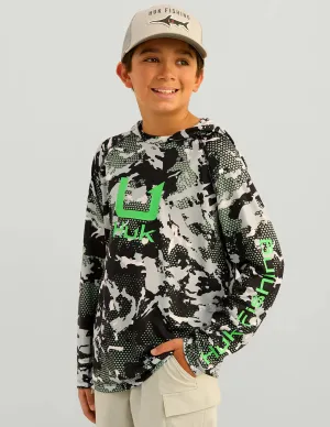 HUK Youth Icon Printed Hoodie