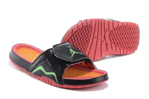 Jordan Hydro 7 Retro Slide Black Pink Orange Green