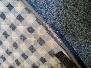 Josef Holscher blue pattern saddle pad in full size (FREE POSTAGE)