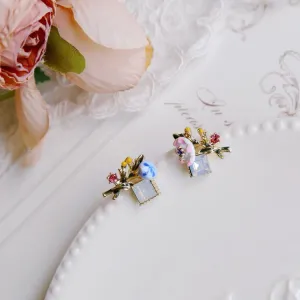 Just Lil Things  Multi color Pin Earrings jlt11295