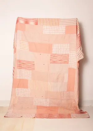 Kantha Bed Cover, #1 - 57"x60" SH