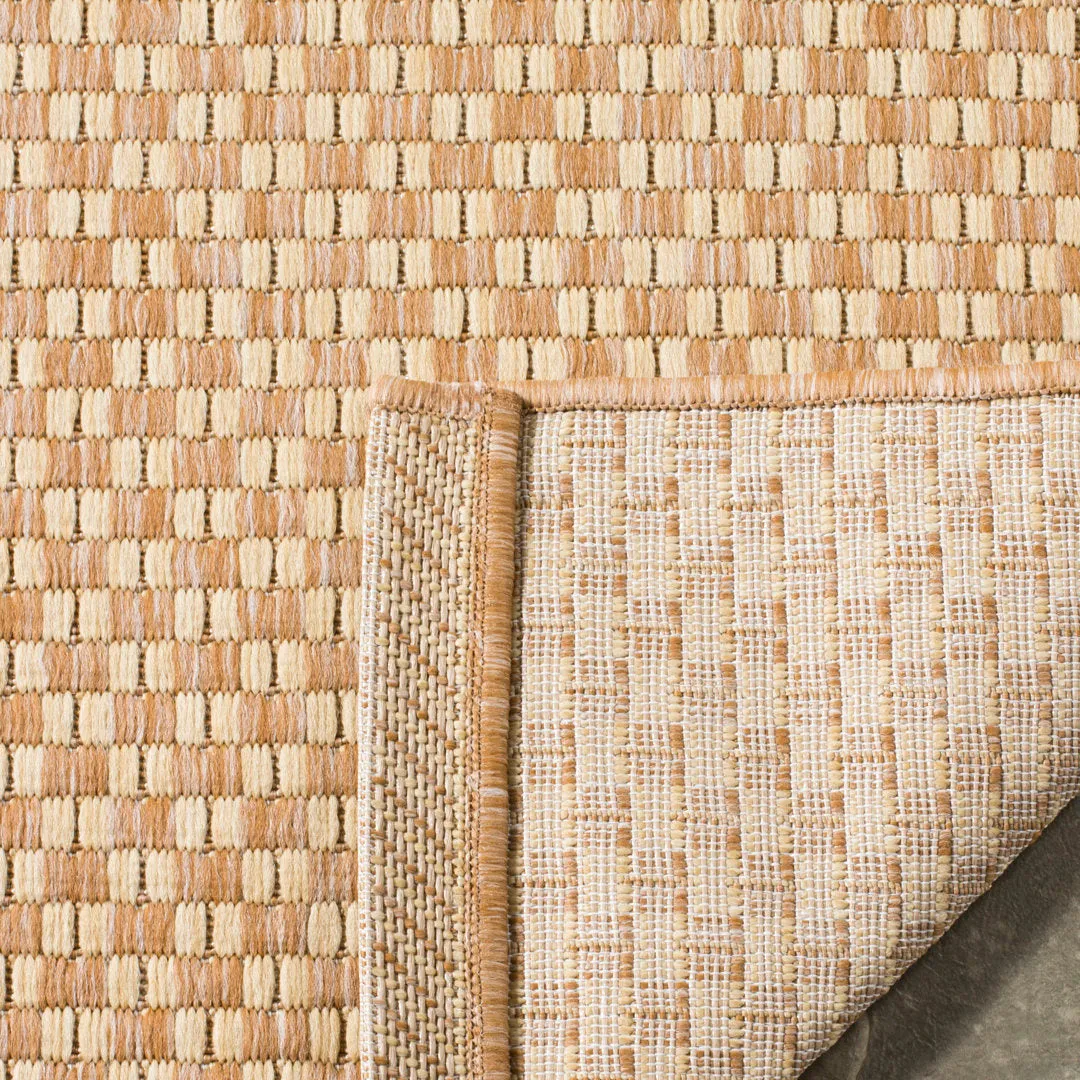 Kaylah Performance Geometric Rug Highland Dunes Rug Size: Round 5'3"