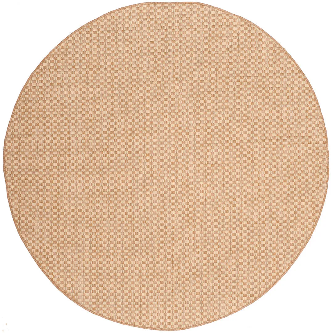 Kaylah Performance Geometric Rug Highland Dunes Rug Size: Round 6'7"