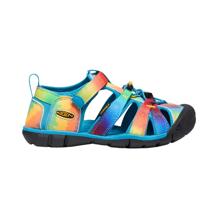 Keen Little Girl's Seacamp II CNX Vivid Blue Tie Dye