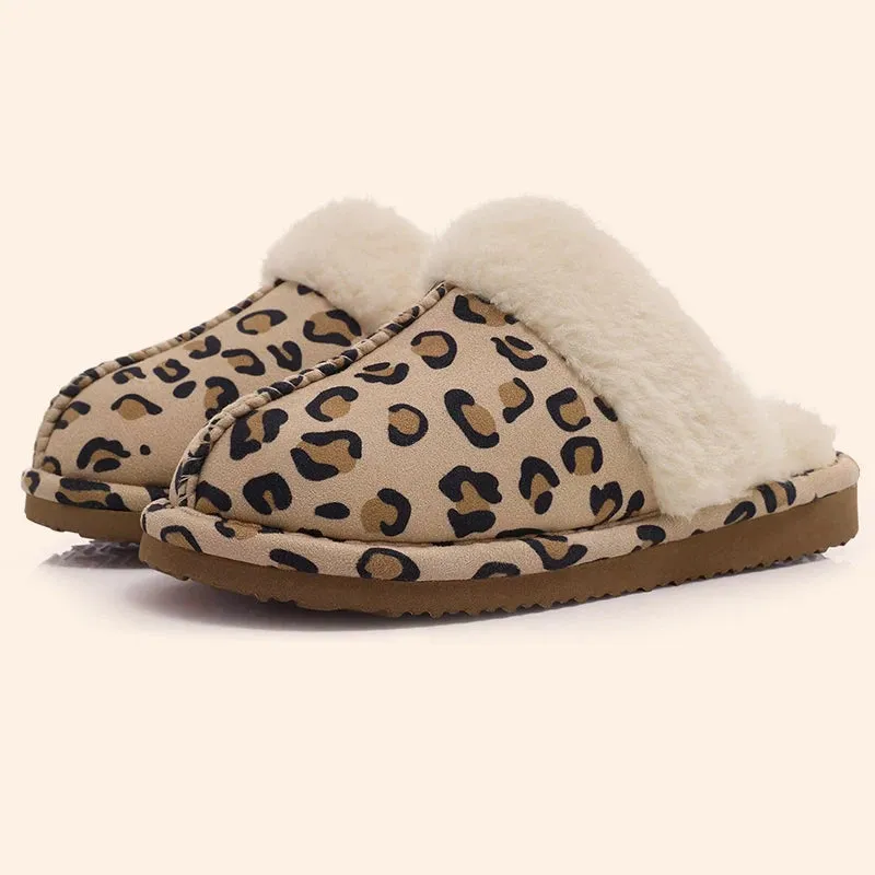 Kidmi Women's Platform Fuzzy Slippers Memory Foam Slippers Fluffy Winter House Shoes Indoor and Outdoor Antiskid Women Slippers