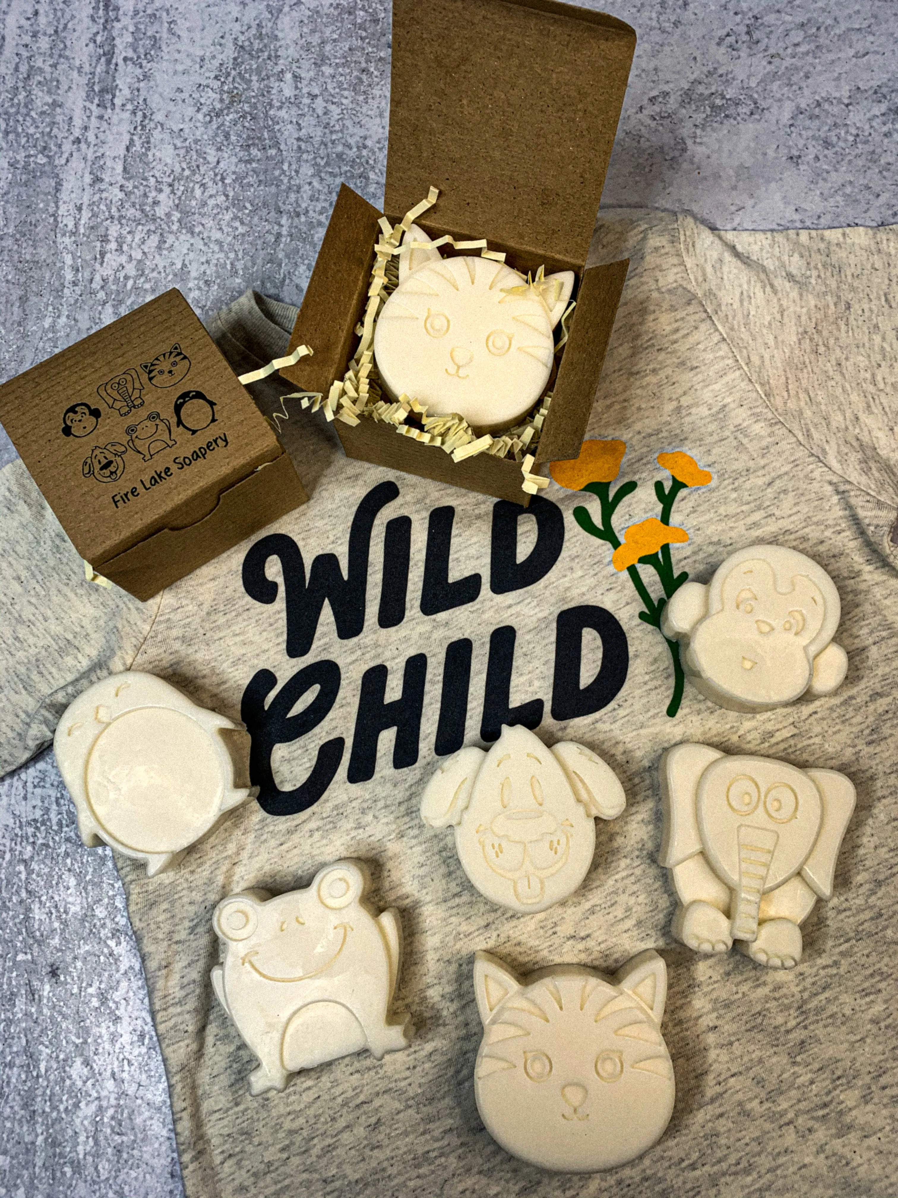 Kids Animal Soaps (in box)
