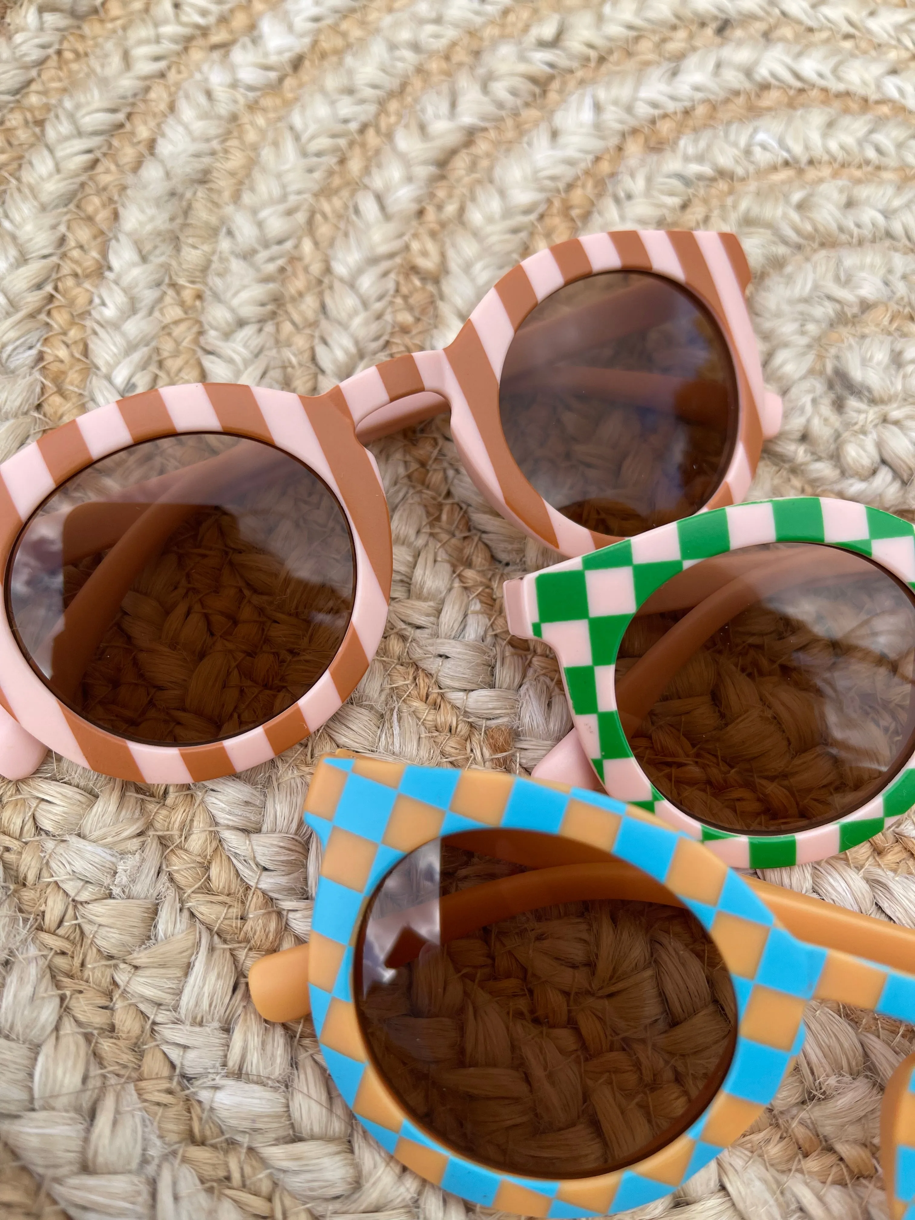 Kids Round Sunglasses - Funky Colours