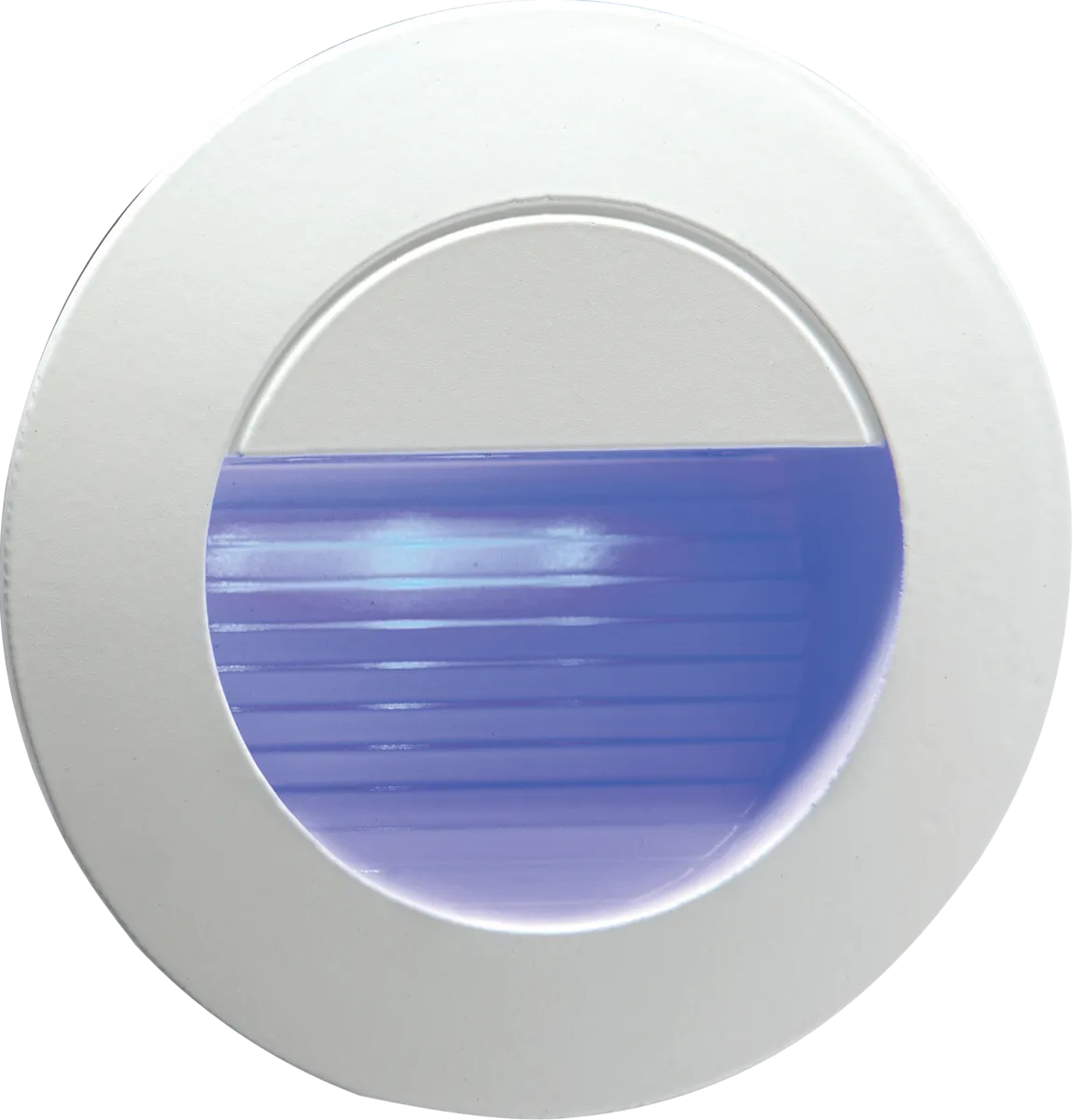 Knightsbridge NH020B 230V IP54 Recessed Round Indoor/Outdoor LED Guide/Stair/Wall Light Blue LED