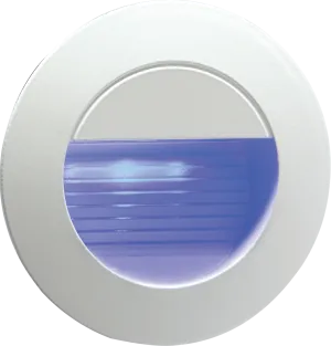 Knightsbridge NH020B 230V IP54 Recessed Round Indoor/Outdoor LED Guide/Stair/Wall Light Blue LED
