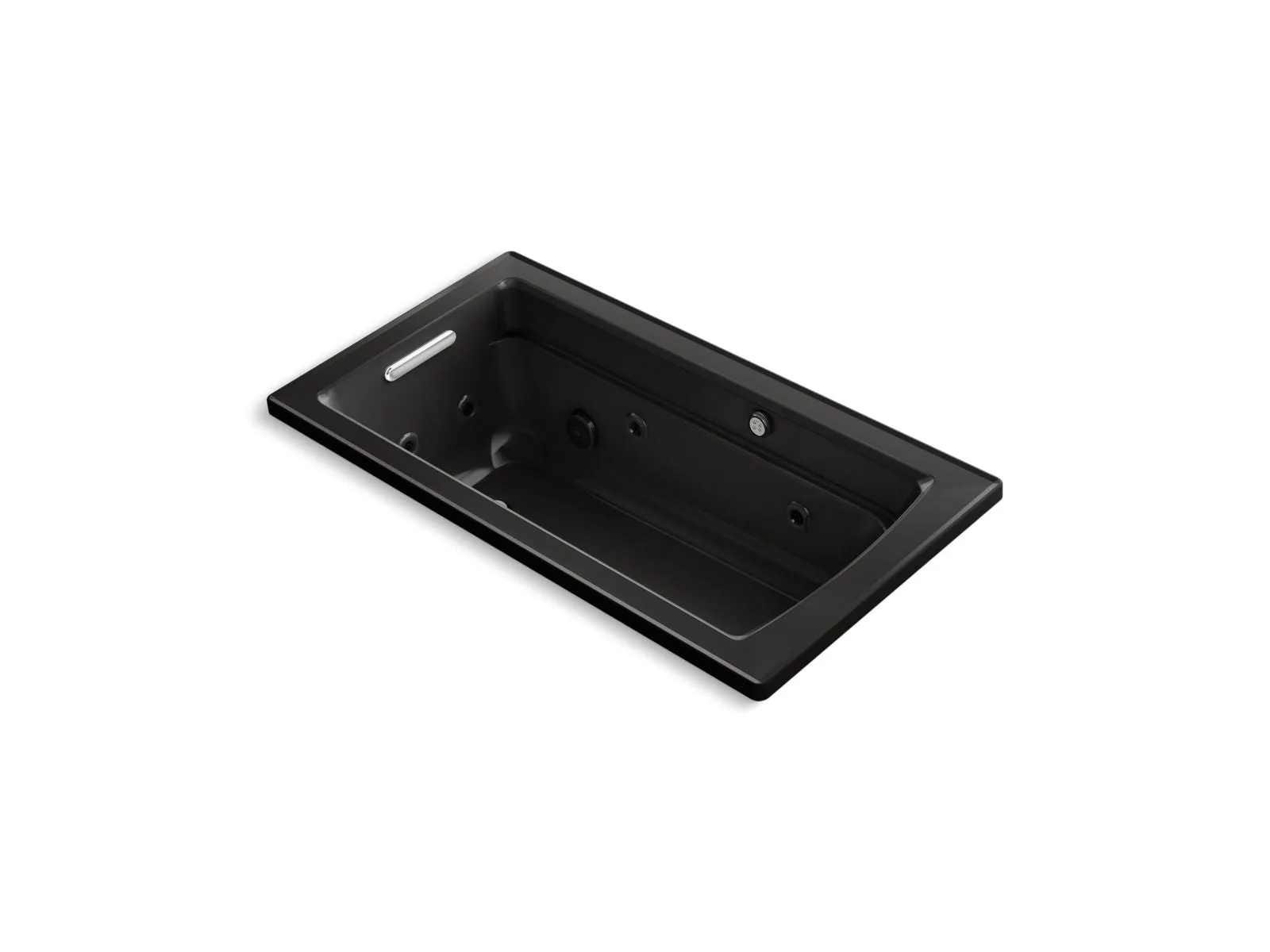 KOHLER K-1122-XHGH Archer 60" x 32" drop-in Heated BubbleMassage air bath and whirlpool
