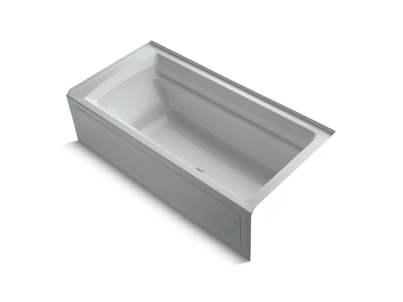KOHLER K-1124-GHRAW Archer 72" x 36" alcove Heated BubbleMassage air bath with Bask heated surface, right drain