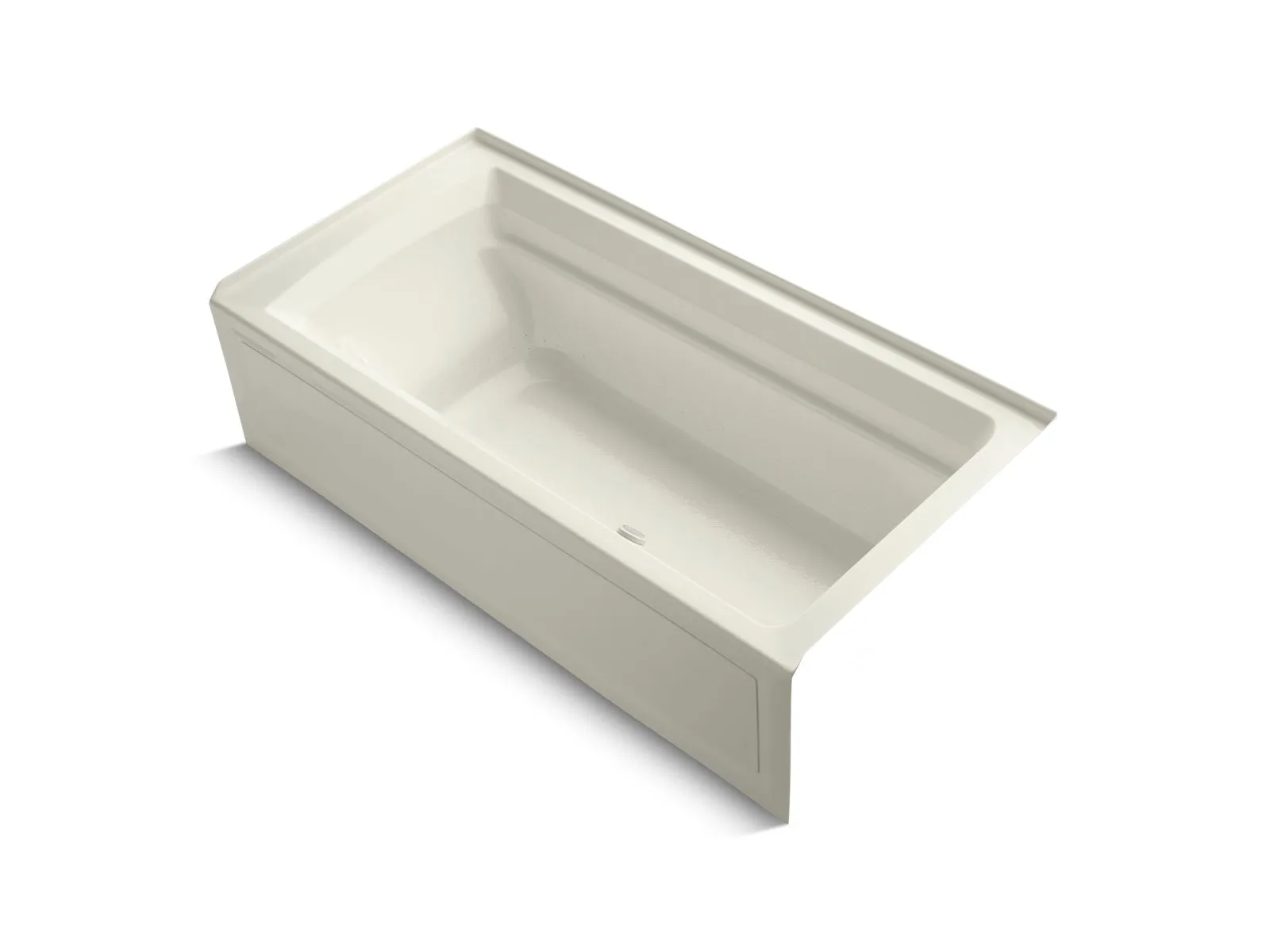 KOHLER K-1124-GHRAW Archer 72" x 36" alcove Heated BubbleMassage air bath with Bask heated surface, right drain
