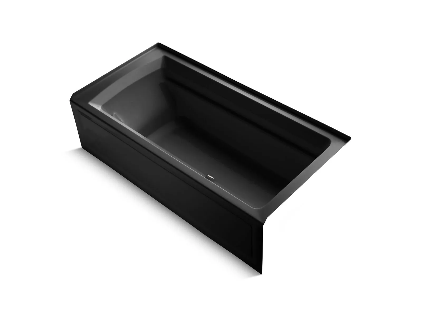 KOHLER K-1124-GHRAW Archer 72" x 36" alcove Heated BubbleMassage air bath with Bask heated surface, right drain