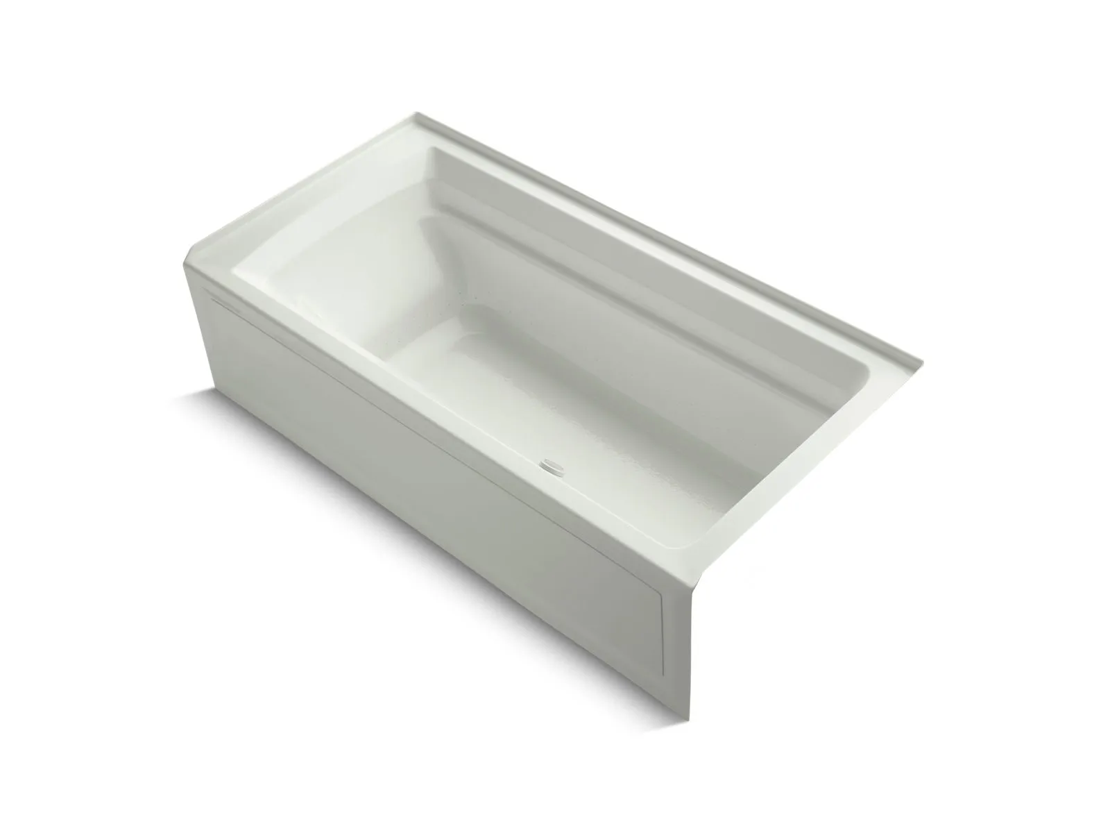 KOHLER K-1124-GHRAW Archer 72" x 36" alcove Heated BubbleMassage air bath with Bask heated surface, right drain
