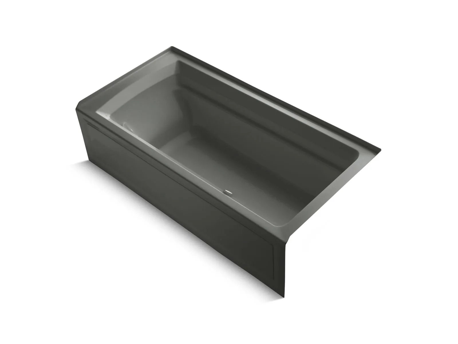 KOHLER K-1124-GHRAW Archer 72" x 36" alcove Heated BubbleMassage air bath with Bask heated surface, right drain